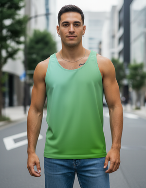 Runway Emerald Elysium Tank Top Men's Tank Top — Dripper