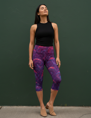 Chanterelle capri leggings