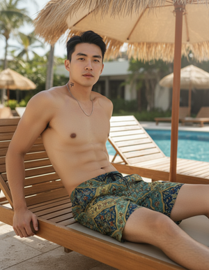 Minaret men's swim trunks