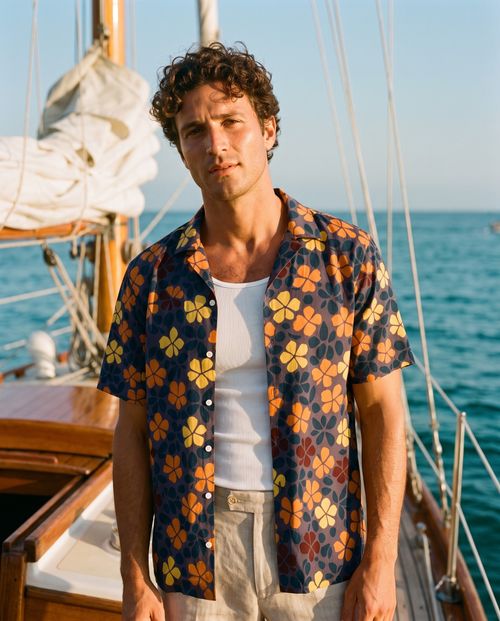 Burnished Lilac Hana Hawaiian Shirt
