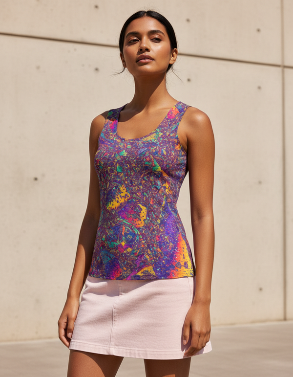 Holographic Collection women's tank tops