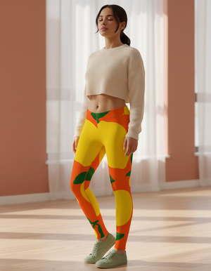 Citrus Leggings Women's Leggings — Dripper