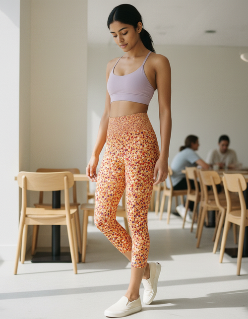 Lava Falls Sumi Capri Yoga Leggings Capri Yoga Leggings — Dripper