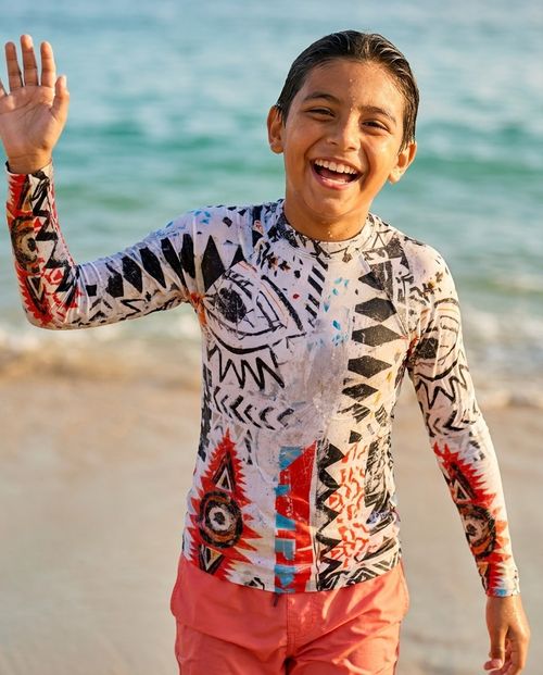 Boys Vortex Youth Rash Guard Youth Rash Guard — Lolekai