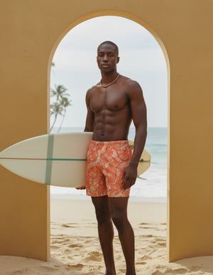 Coral Sway men's swim trunks