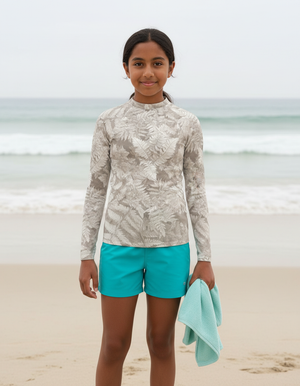 Youth White Onyx Verdant youth rashguards