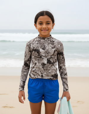 Angora Verdant Rash Guard Kids Rash Guard — Dripper