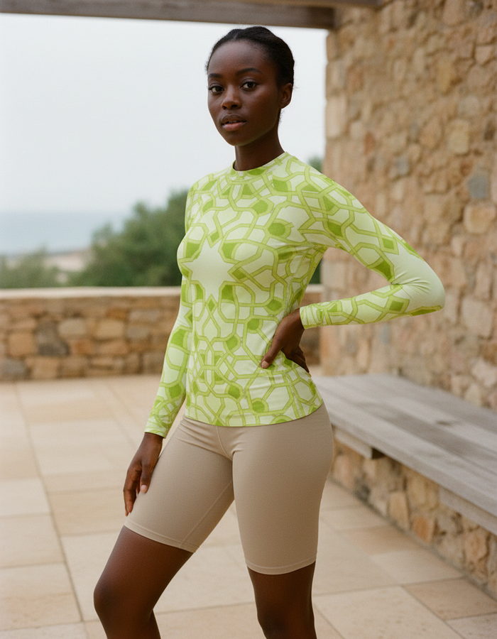 Rashguard — Women's Lime Albaicín