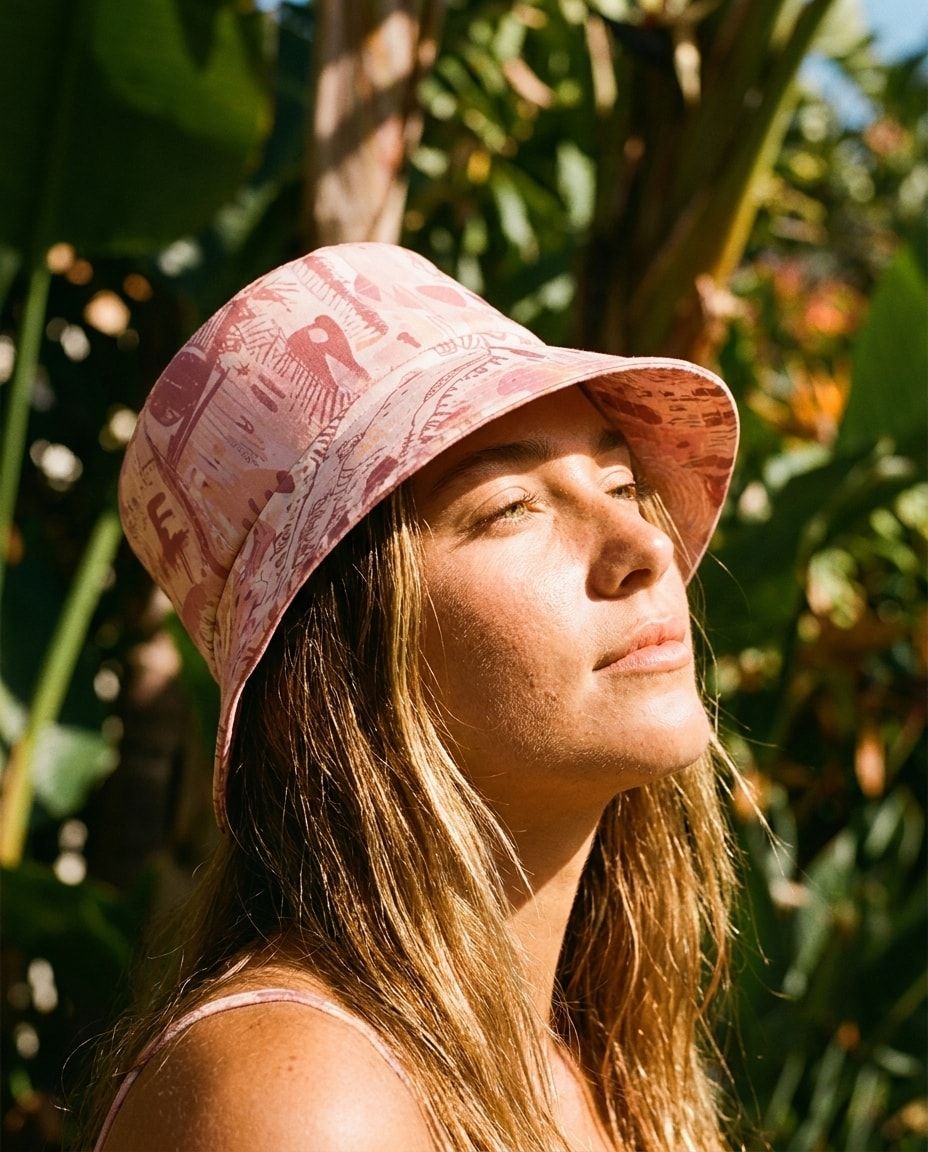 Millennial Pink Momentum bucket hats — view 1 of 2