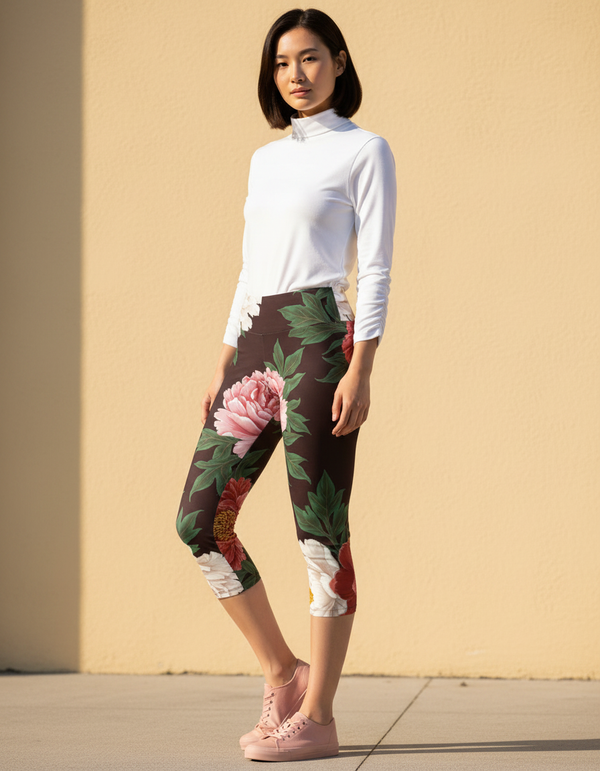 Chinese Collection capri leggings