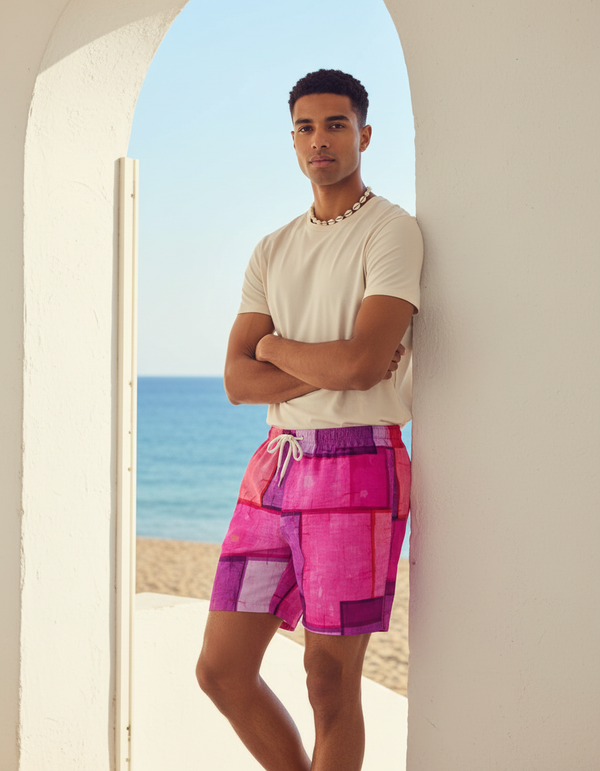 Men's Swim Trunks in Sumi