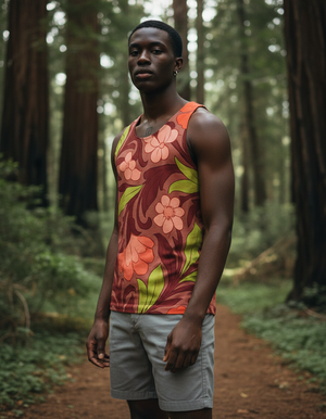 Lava Falls Amaryllis Tank Top Men's Tank Top — Dripper