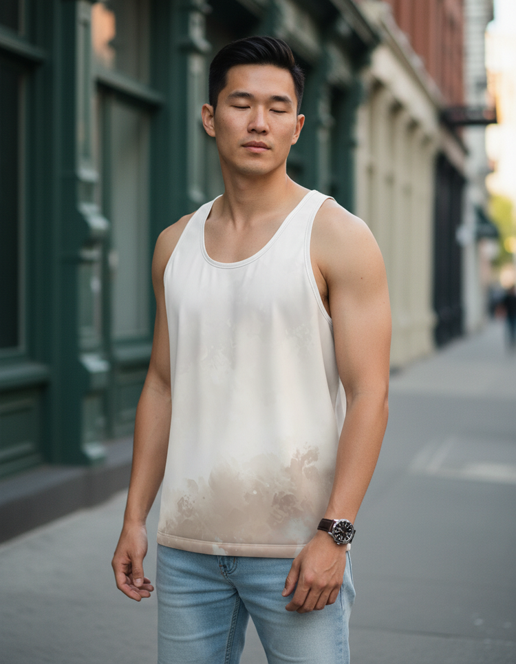 Men's Rainbow Patterns Tank Top