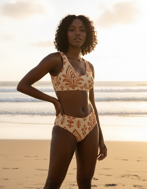 Pavitra High-Waisted Bikini High-Waisted Bikini — Dripper