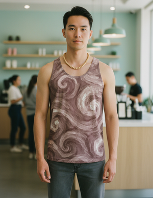 Dusty Rose Orion Tank Top Men's Tank Top — Dripper