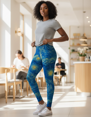 Van Gogh Starry Night Women's Leggings women's leggings