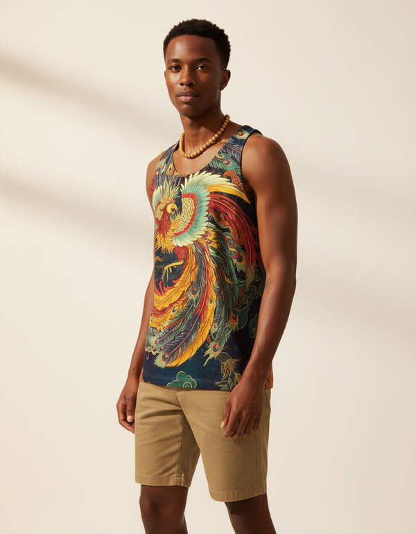 Chinese Collection men's tank tops