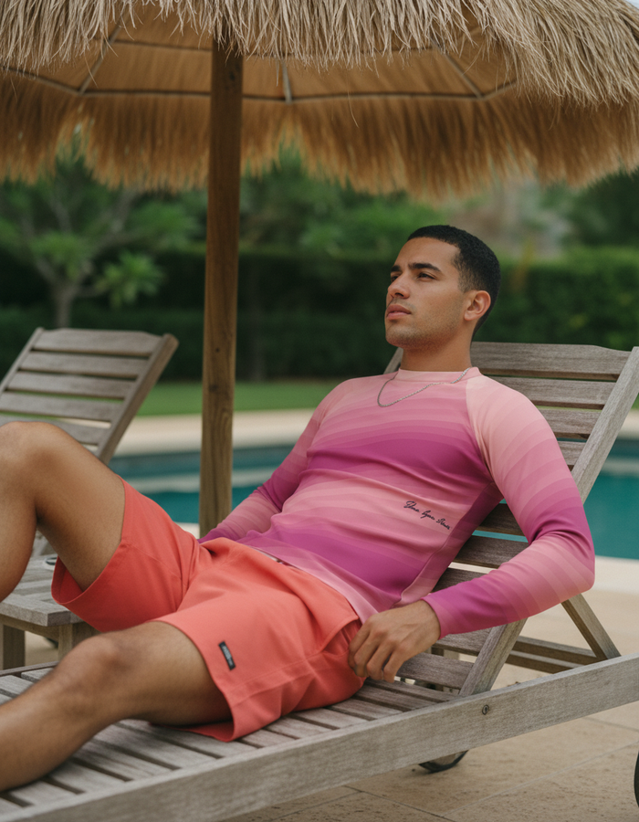 Rashguard — Men's Dusty Rose Ripple