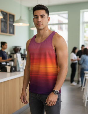 Men's Amaranth Solstice tank tops