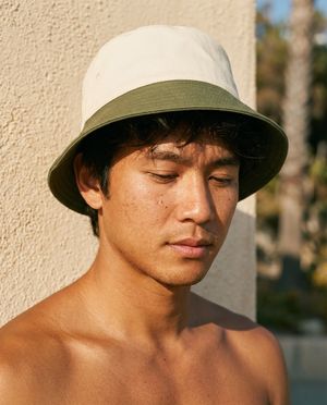 Moss & Linen bucket hats