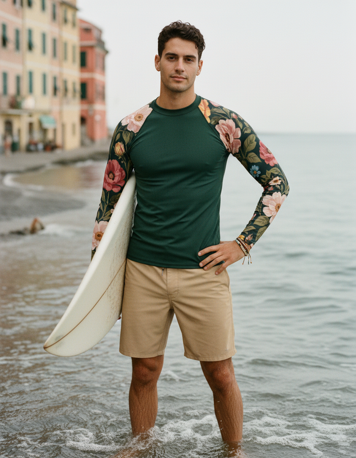 Rashguard — Men's Hot Pink Elysium
