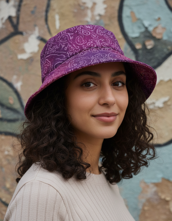 Bandhani Collection bucket hats