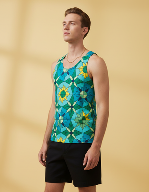 Alexandrite Kaleido Tank Top Men's Tank Top — Dripper