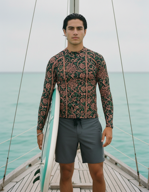 Men's Tea Rose Tana men's rashguards