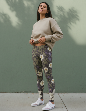 Angora Acanthus full-length leggings