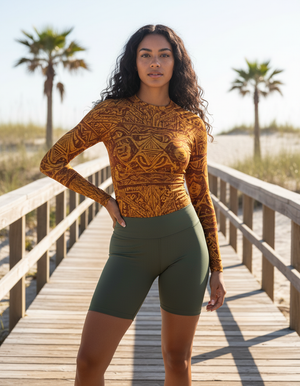 Mana Rash Guard Women's Rashguard — Dripper