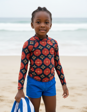 Lava Falls Yuki Rash Guard Kids Rash Guard — Dripper