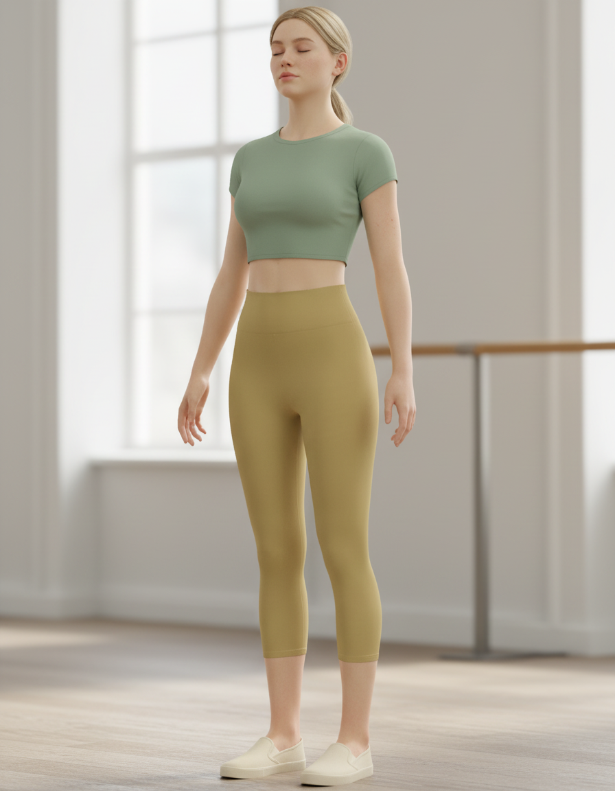 Capri-Yoga Leggings in Bamboo