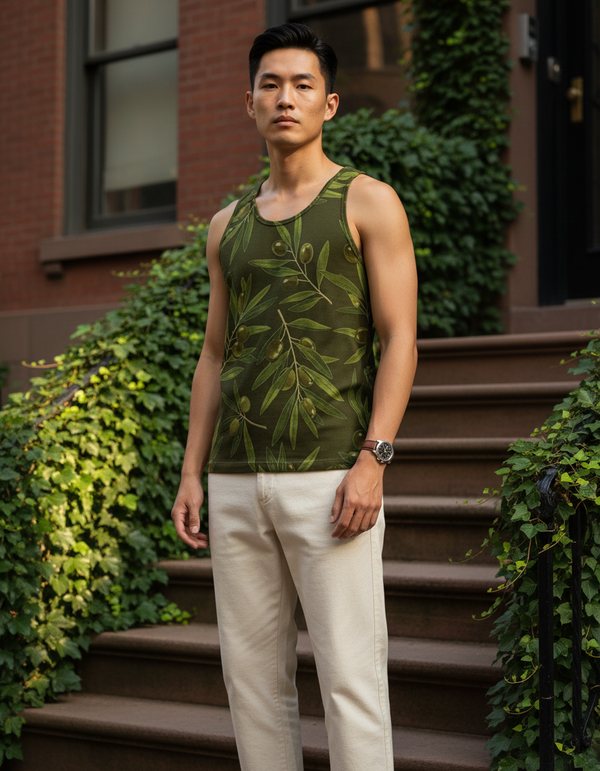 Olive Collection Tank Tops tank tops