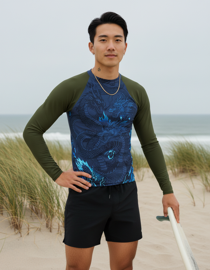 Rashguard — Men's Navy Ember
