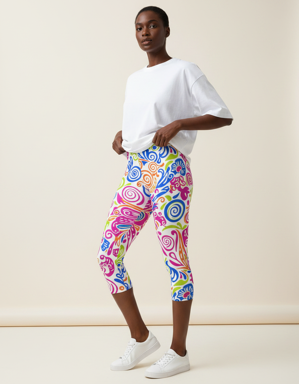 Batik Collection capri leggings