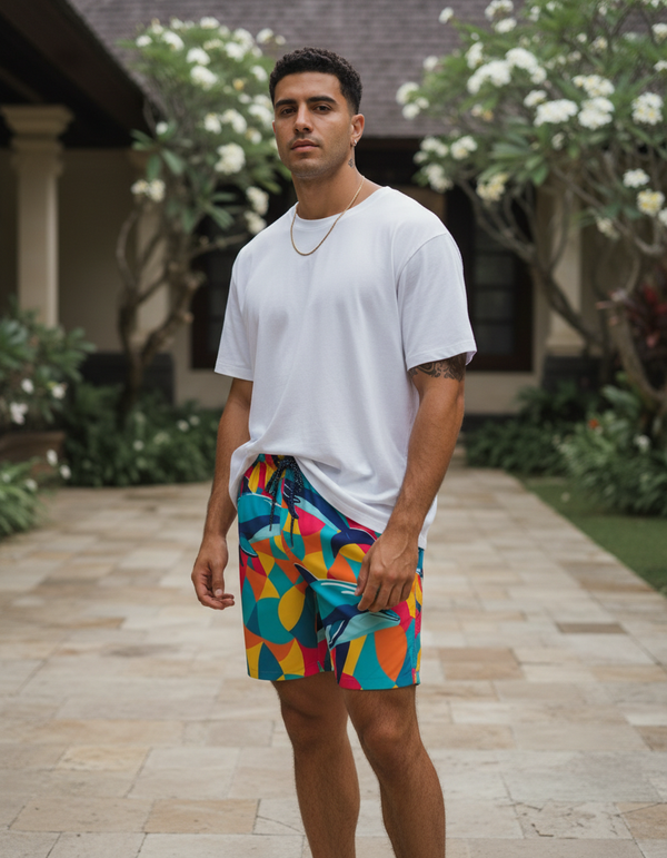 Men's Swim Trunks in Crest