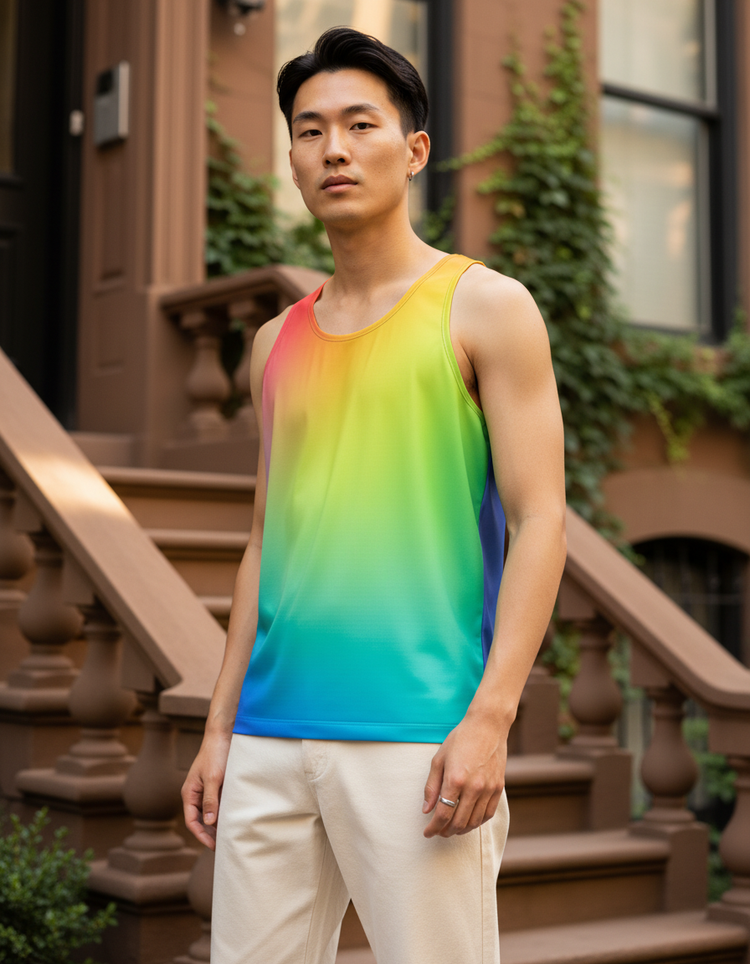 Vivid Geometry Prisma Tank Top