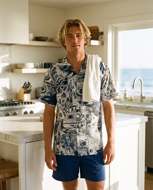 Fable Hawaiian Shirt Men's Hawaiian Shirt — Lolekai