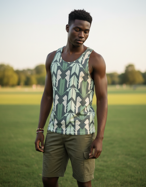 Men's Jelly Mint Kumo men's tank tops