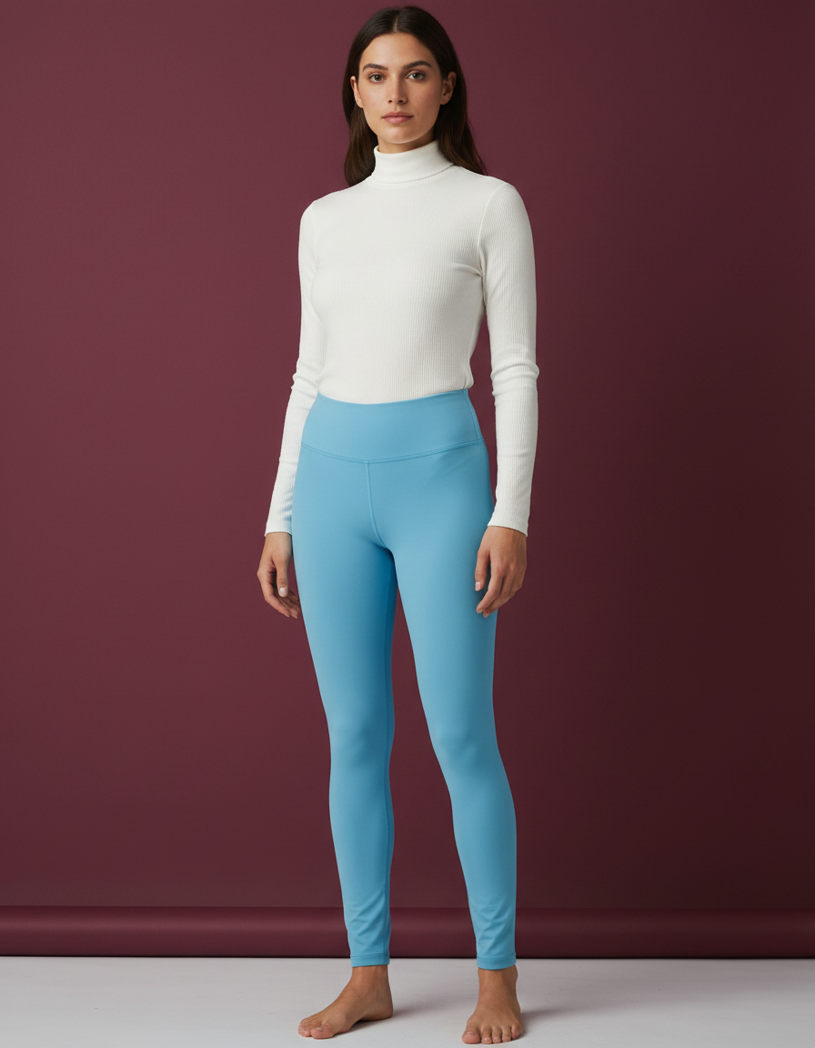 Full-Length Leggings in Robin Egg