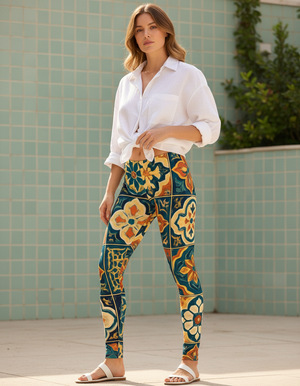 Zellige Leggings Women's Leggings — Dripper
