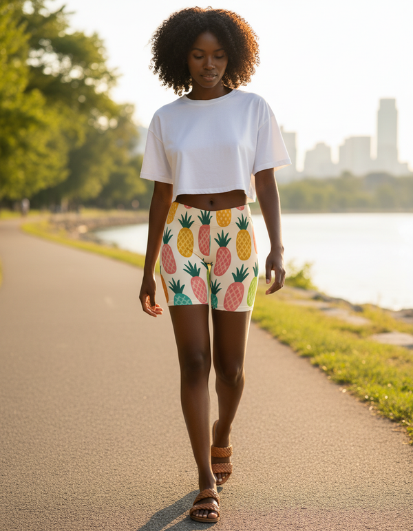 Pineapple women's short shorts