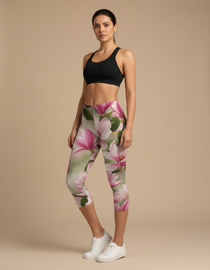 Blossom Capri Leggings Capri Leggings — Dripper