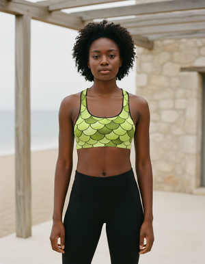 Runway Chartreuse Abyss sports bras