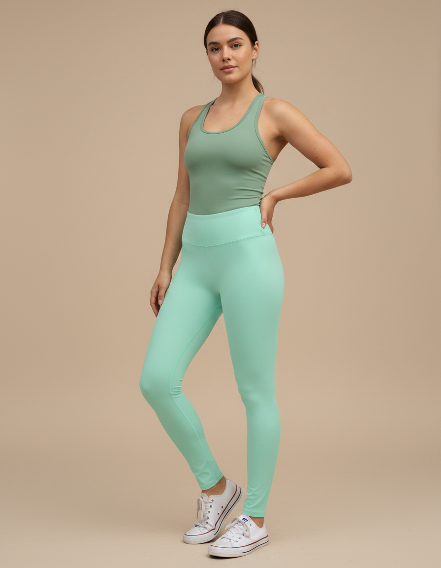Full-Length Leggings in Mint