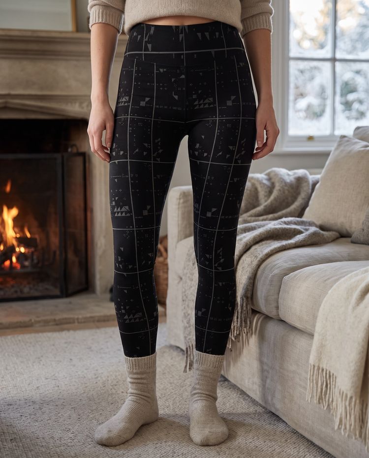 Ink Quadrille women's base layer bottoms