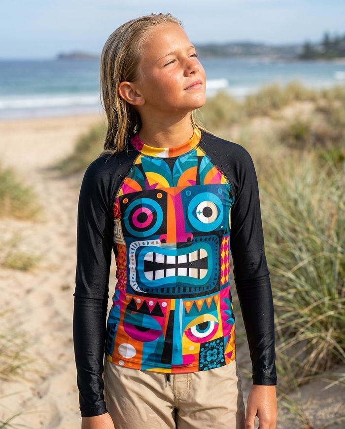 Rashguard — Girls Moai