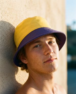 Grape & Gold bucket hats