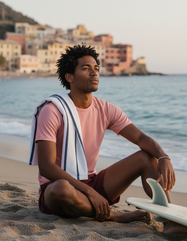 Men's Tea Rose Rash Guard