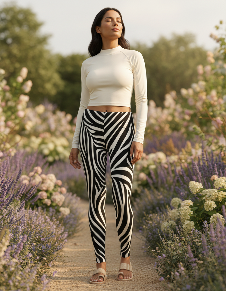Women's Zebra Patterns Leggings
